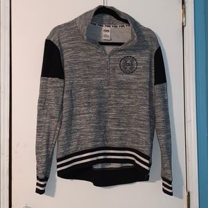 Pink Victoria’s Secret Grey & Black Pullover